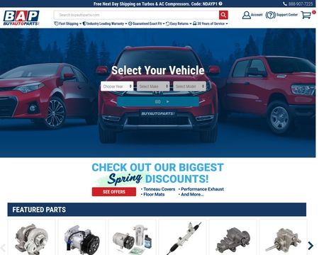 website thubmnail of Buy Auto Parts