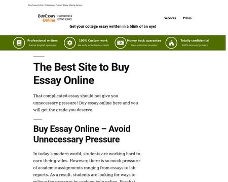 website thubmnail of Buyessay-online.net