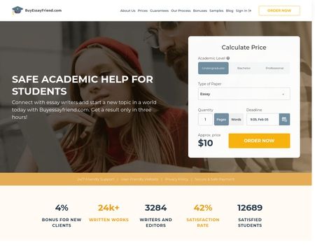 website thubmnail of BuyEssayFriend.com