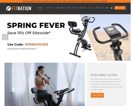 website thubmnail of Fitnation