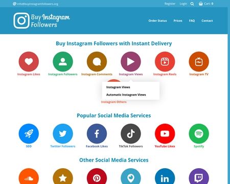 website thubmnail of Buyinstagramfollowers.org
