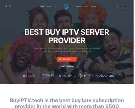 website thubmnail of Buyiptv.tech