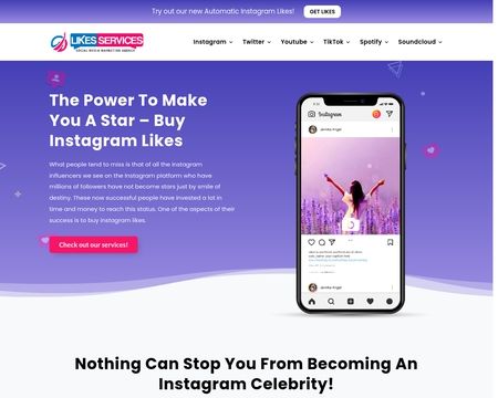 website thubmnail of Buy Instagram Likes