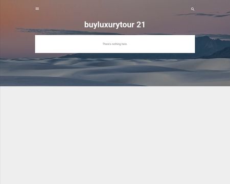 website thubmnail of Buyluxurytour21.blogspot