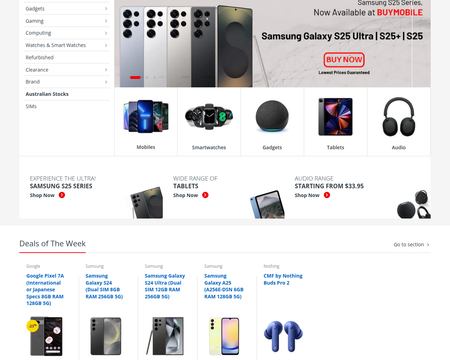 website thubmnail of BuyMobile AU