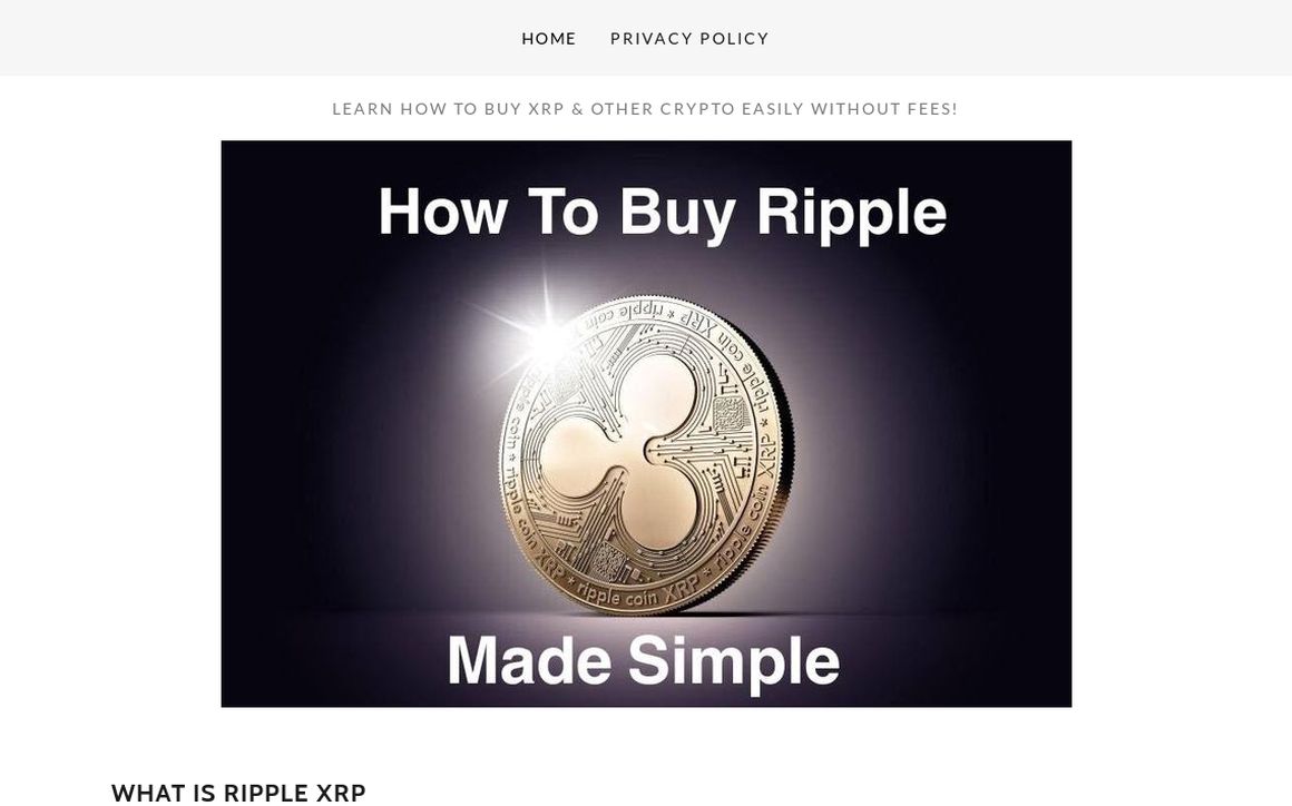 website thubmnail of Buyripplexrp.org