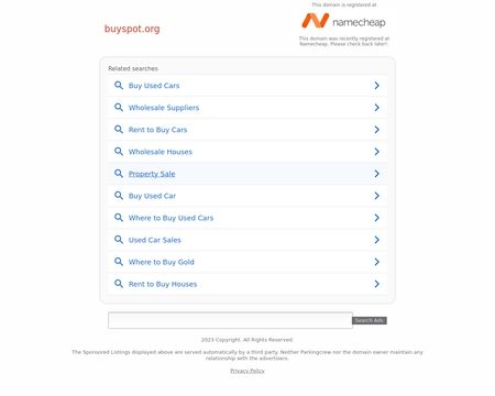 website thubmnail of Buyspot.org