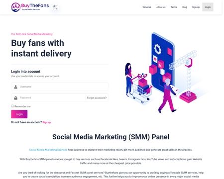 website thubmnail of Buythefans