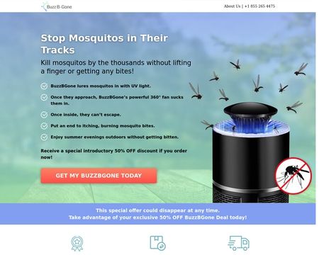 website thubmnail of BuzzBGone