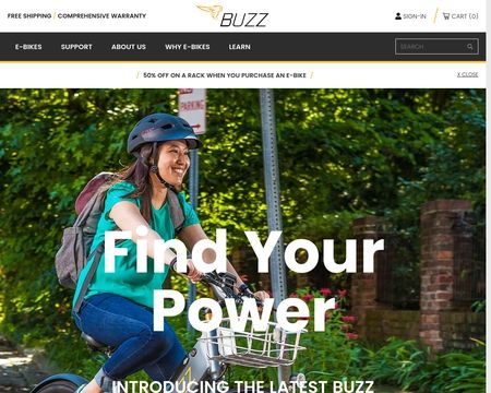 website thubmnail of Buzzbicycles
