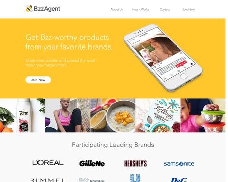 website thubmnail of BzzAgent