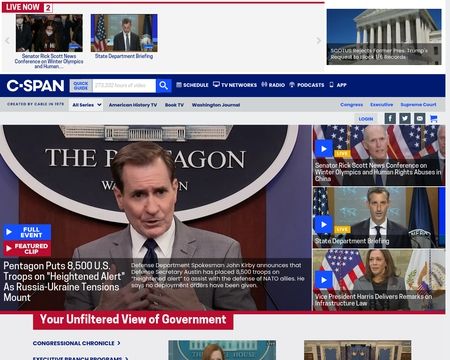 website thubmnail of C-span