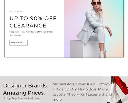 website thubmnail of Century 21 Stores