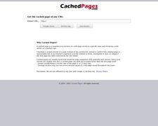 Thumbnail of Cachedpages.com