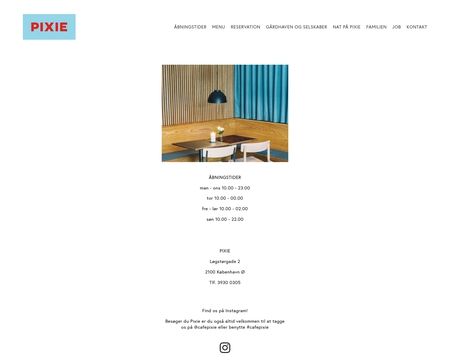 website thubmnail of Cafe-pixie