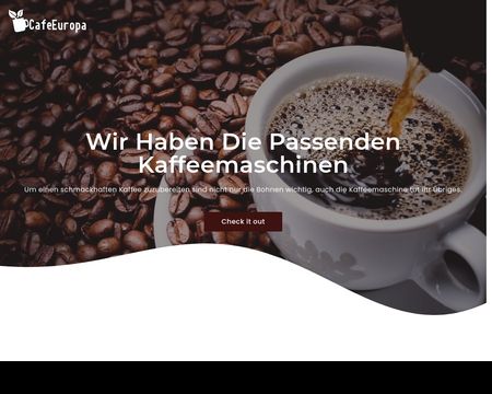 website thubmnail of Cafeeuropa.net