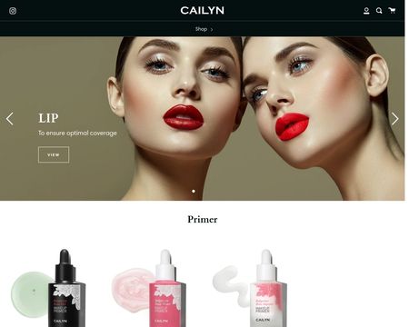 website thubmnail of Cailyn Cosmetics