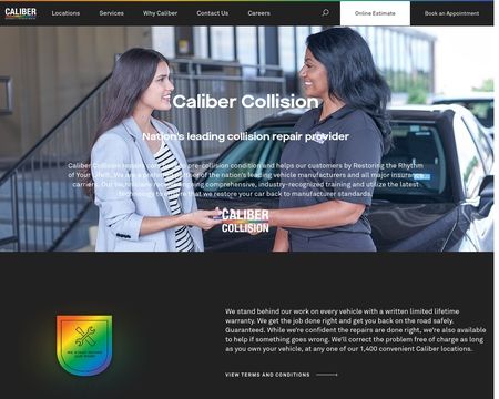 website thubmnail of Calibercollision