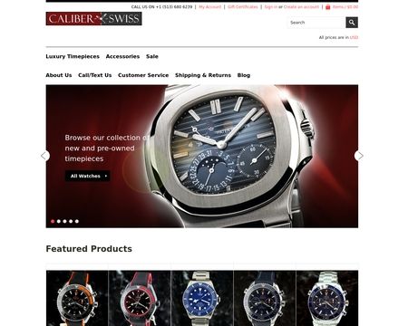 website thubmnail of Caliberswiss