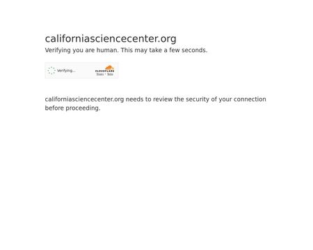 website thubmnail of Californiasciencecenter.org