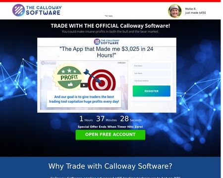 website thubmnail of Calloway Software