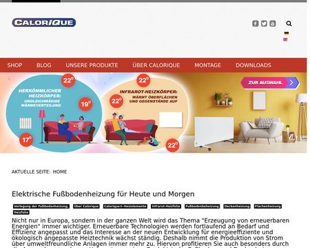 website thubmnail of CALORiQUE
