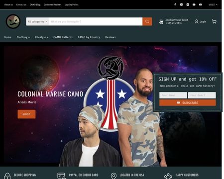 website thubmnail of CamoHQ