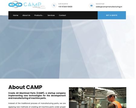 website thubmnail of Camp-manufacturing