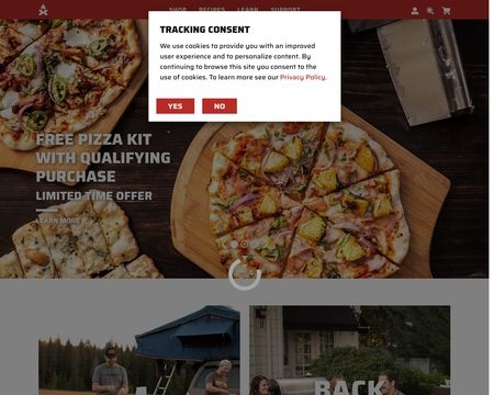 website thubmnail of Camp Chef