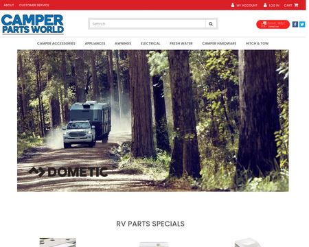 website thubmnail of CamperPartsWorld
