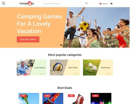 website thubmnail of Campnjoy