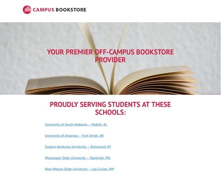 website thubmnail of Campus Bookstore