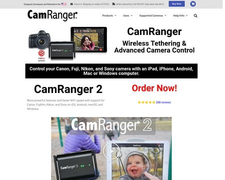 website thubmnail of CamRanger