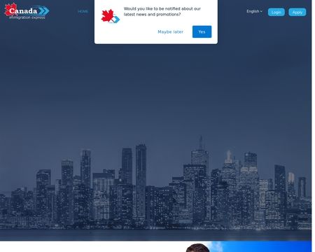 website thubmnail of Canadaimmigrationexpress