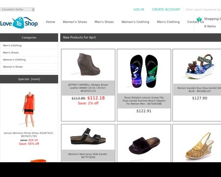 website thubmnail of LoveToShop