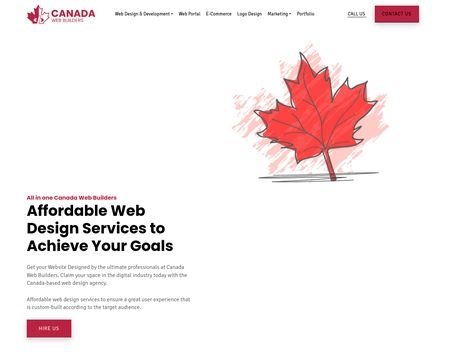website thubmnail of Canada Web Builders