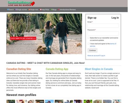 website thubmnail of Canadiancupiddating