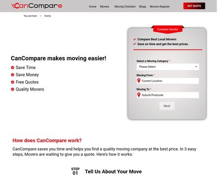 website thubmnail of Cancompare.ca