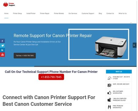 website thubmnail of Printer Support
