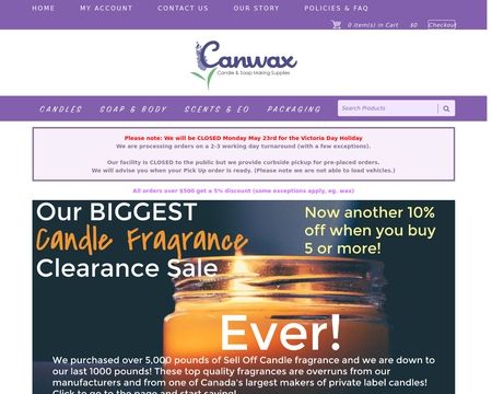 website thubmnail of CanWax