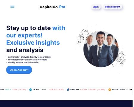 website thubmnail of CapitalCo.Pro