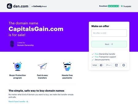 website thubmnail of Capitalsgain