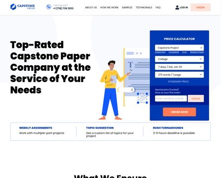 website thubmnail of CapstonePaper.net