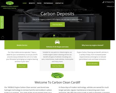 website thubmnail of Mobile Carbon Engine Cleaning Company Cardiff