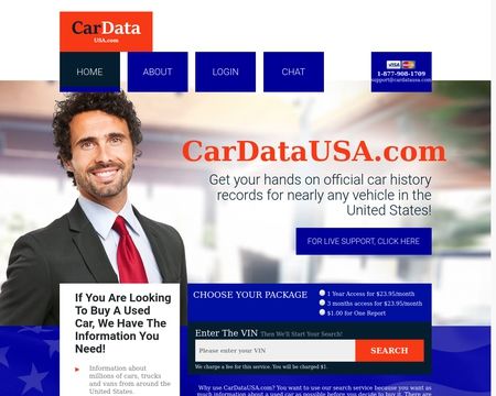 website thubmnail of CarData