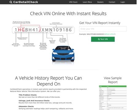website thubmnail of CarDetailCheck