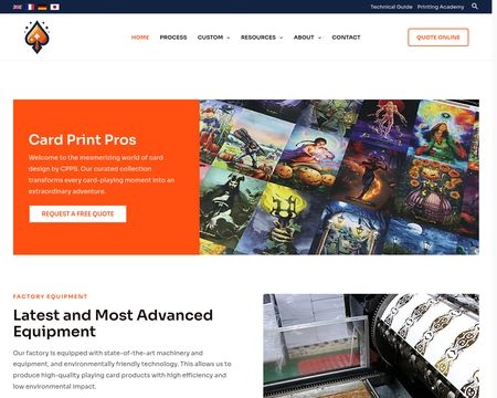 website thubmnail of Card Print Pros