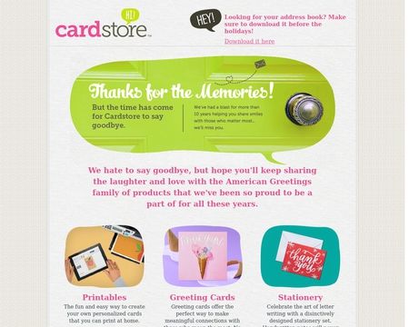 website thubmnail of Cardstore