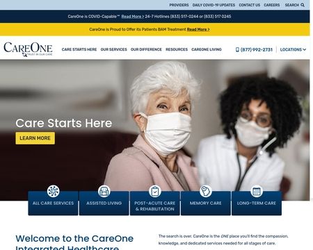 website thubmnail of CareOne