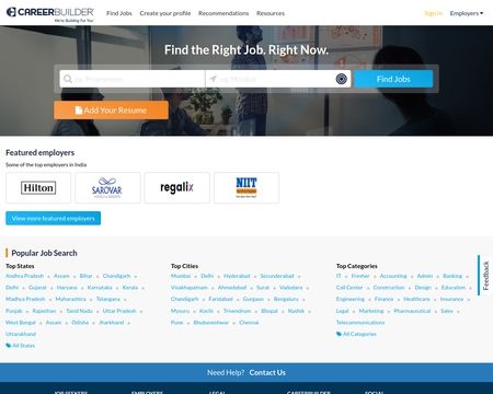 website thubmnail of Careerbuilder.co.in